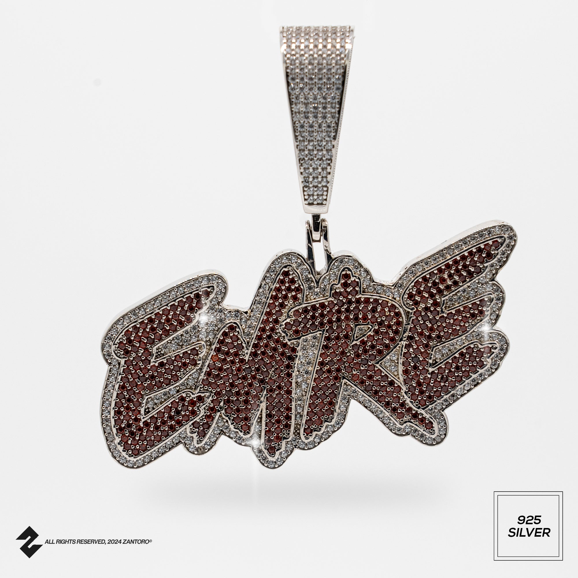 CUSTOM GRAFFITI NAME ANHÄNGER ICE OUT