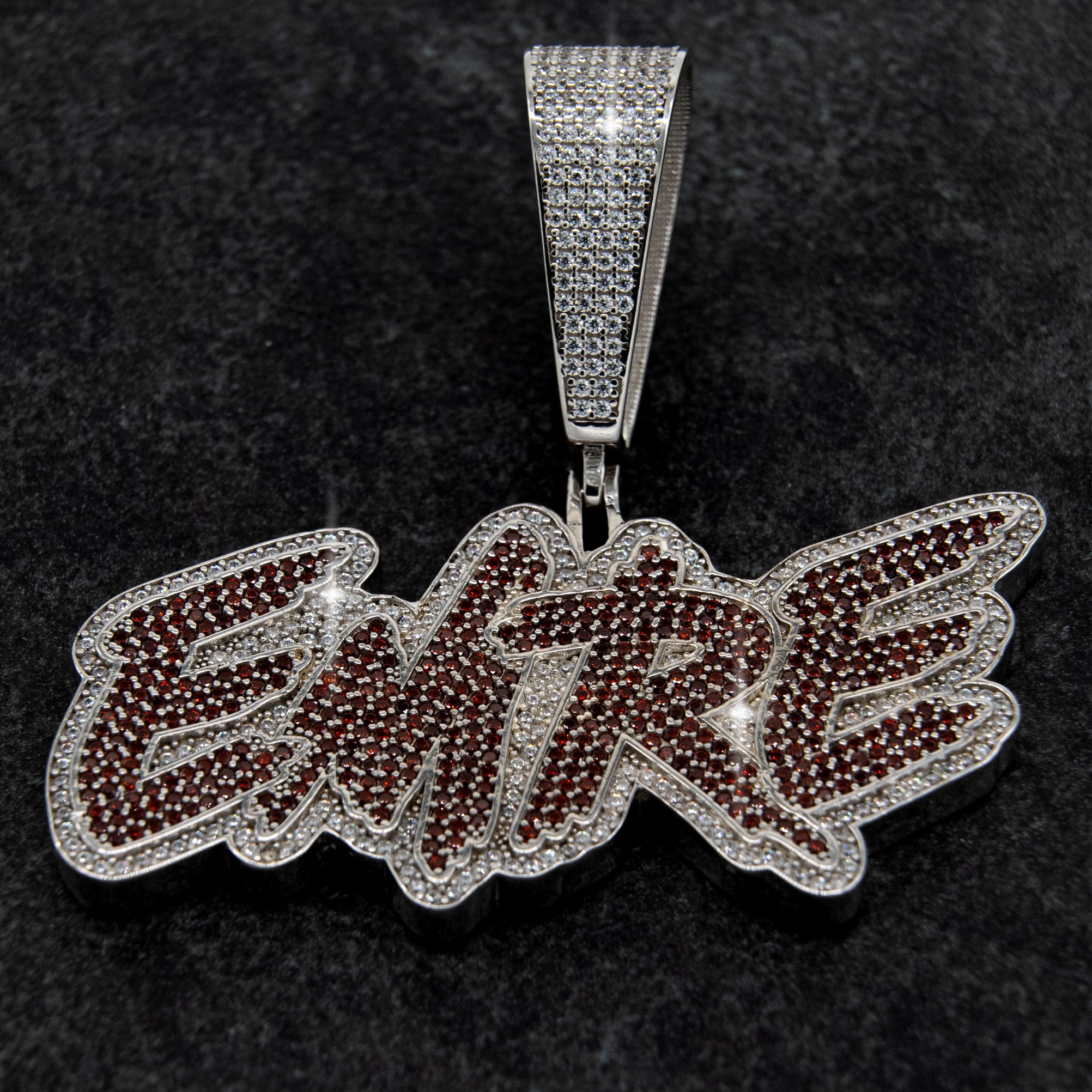 CUSTOM GRAFFITI NAME ANHÄNGER ICE OUT