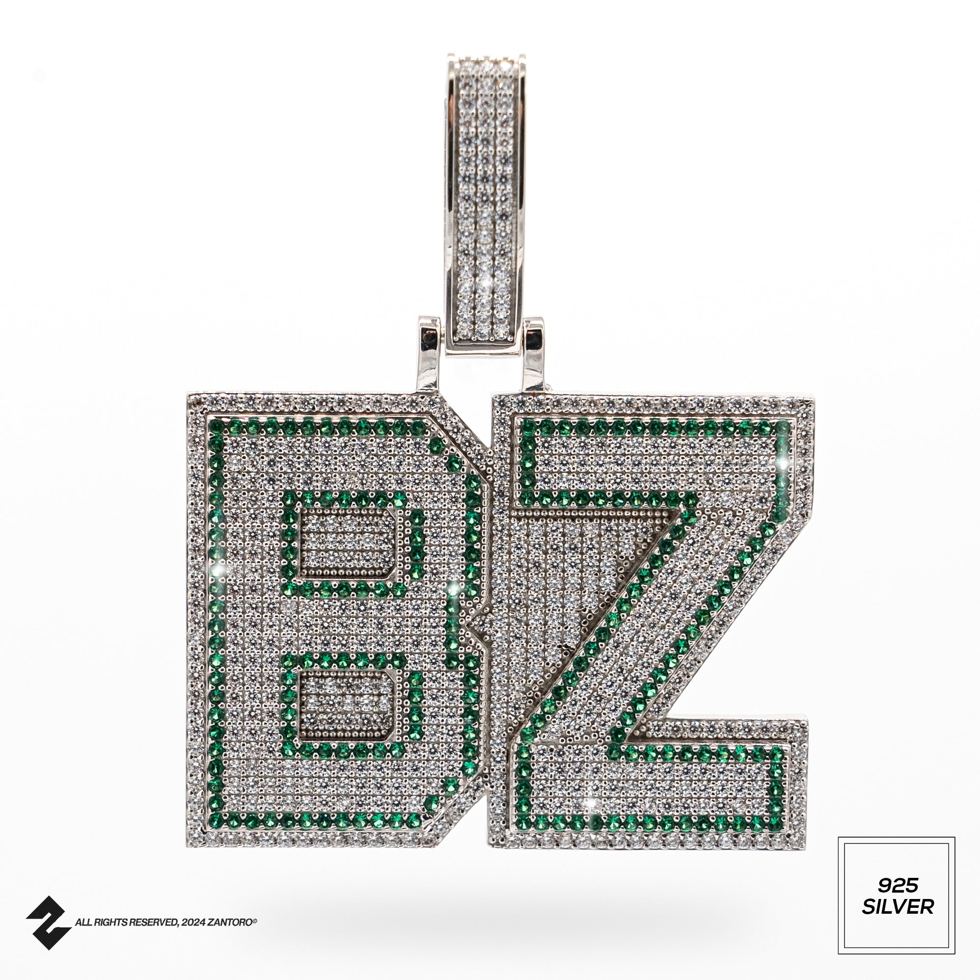 CUSTOM 5CM COLLAGE FONT INITIAL ANHÄNGER