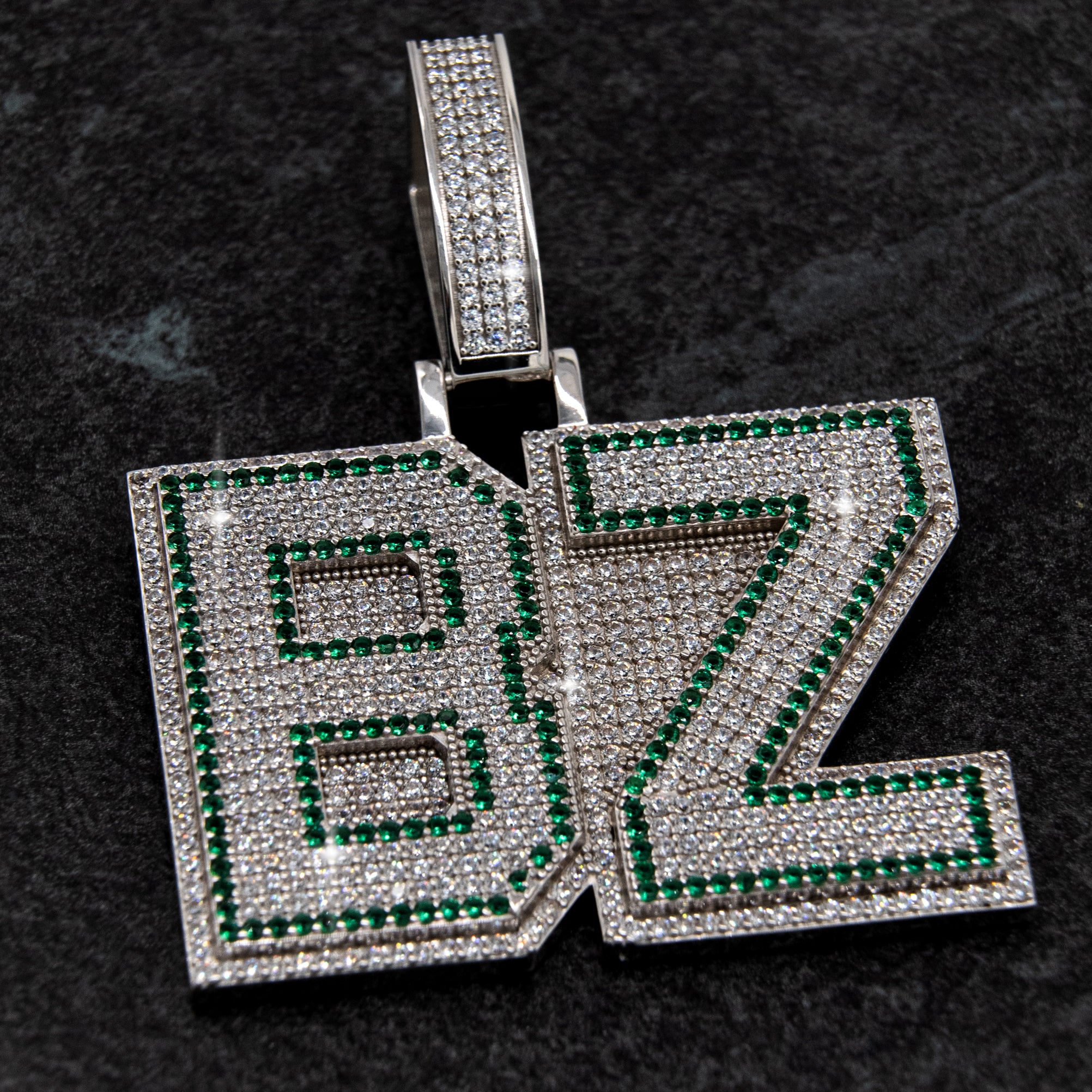 CUSTOM 5CM COLLAGE FONT INITIAL ANHÄNGER