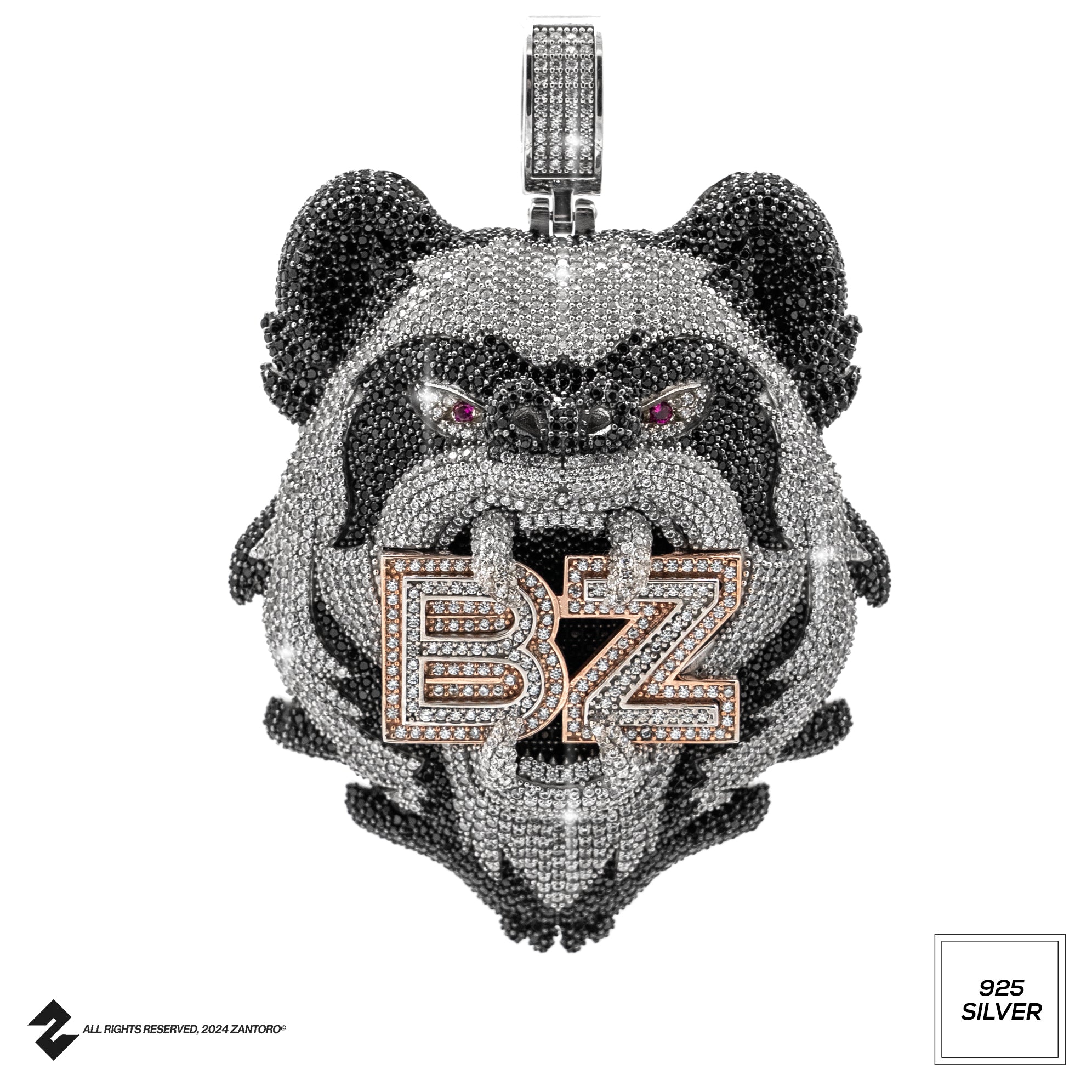 CUSTOM 5CM PANDA INITIAL ANHÄNGER