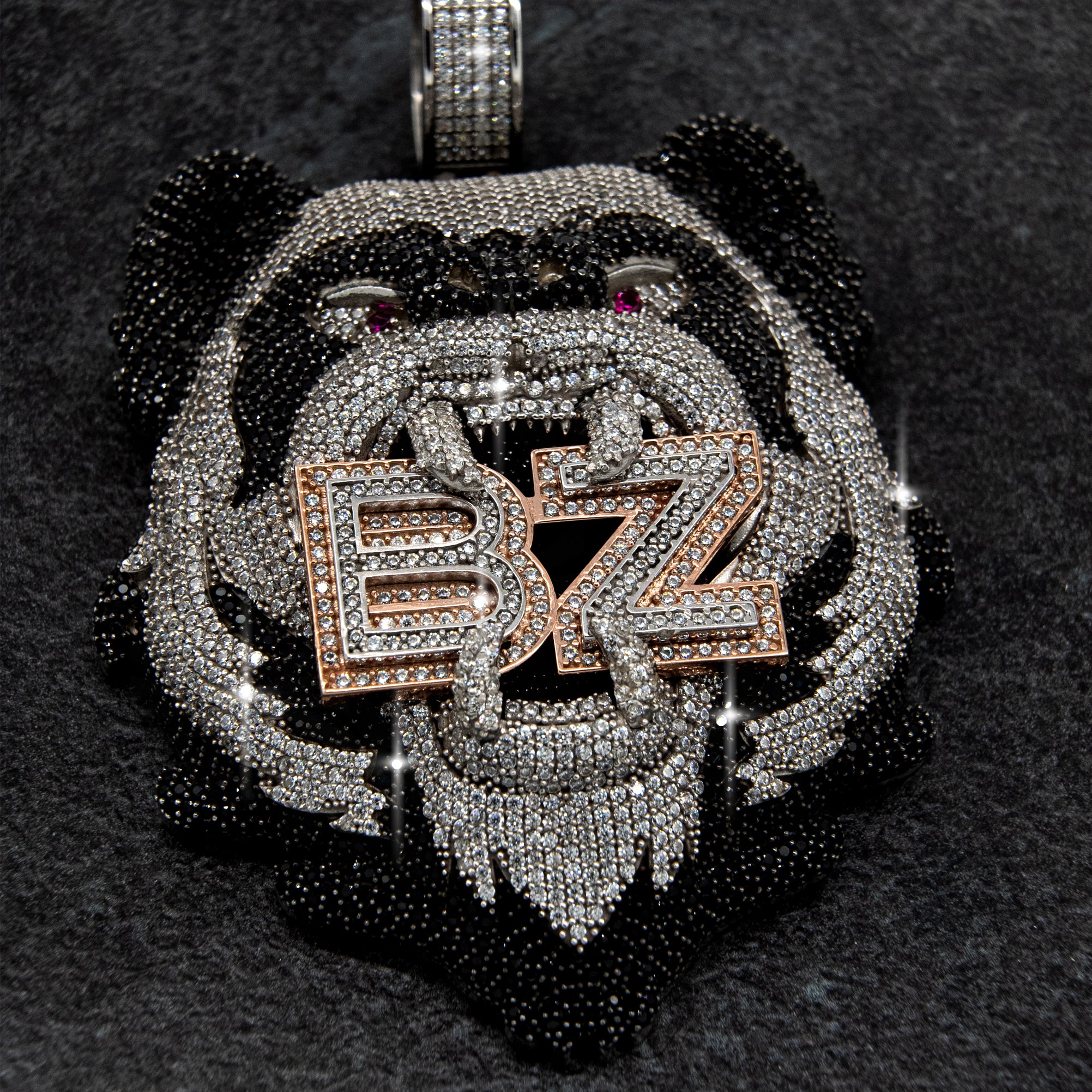 CUSTOM 5CM PANDA INITIAL ANHÄNGER