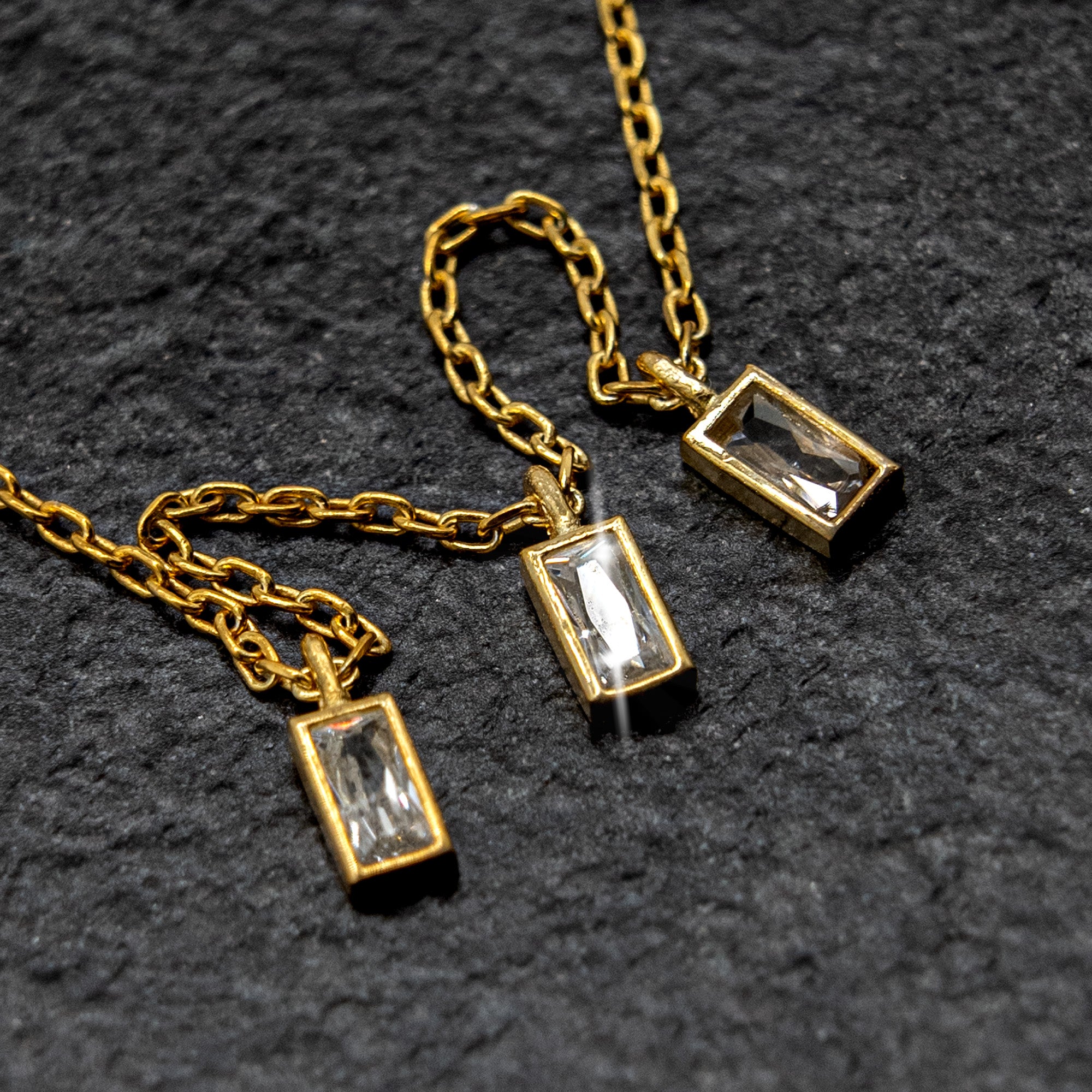 BAGUETTE CHARM KETTE