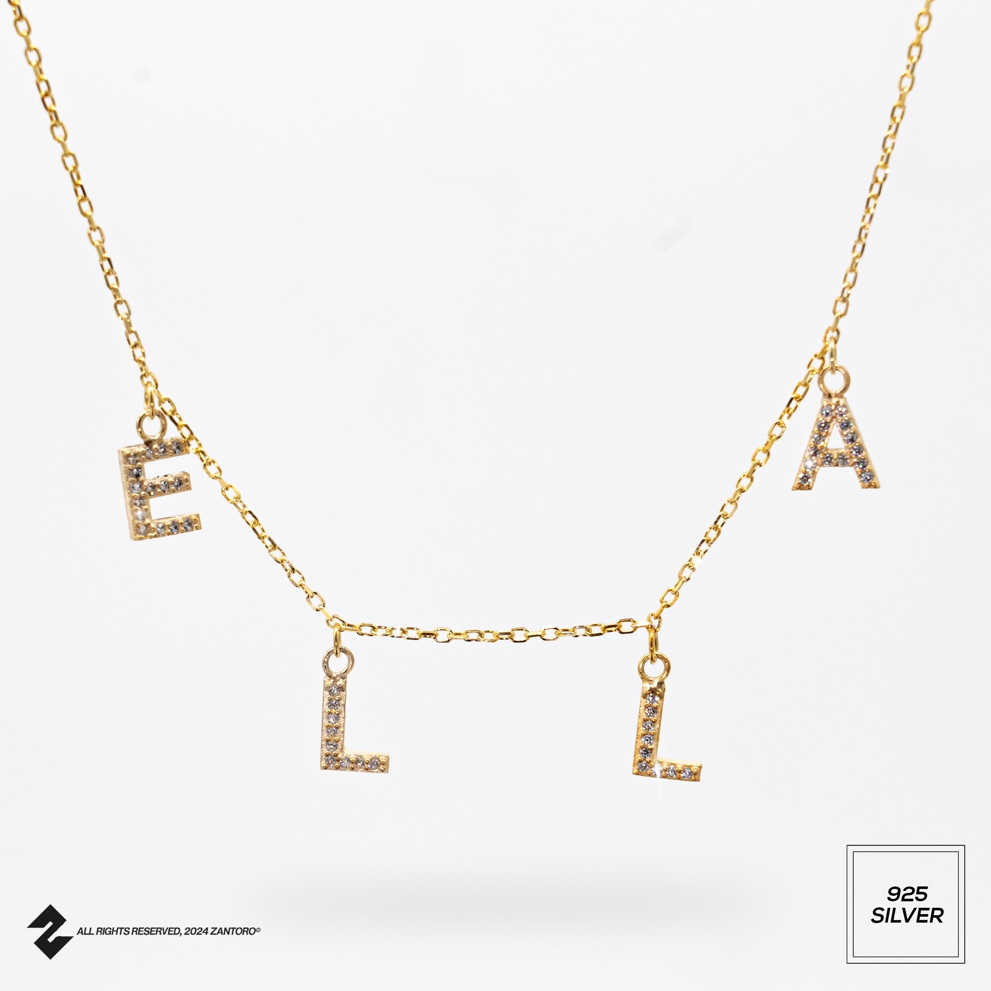 CHOCKER ZIRKONIA NAMENSKETTE