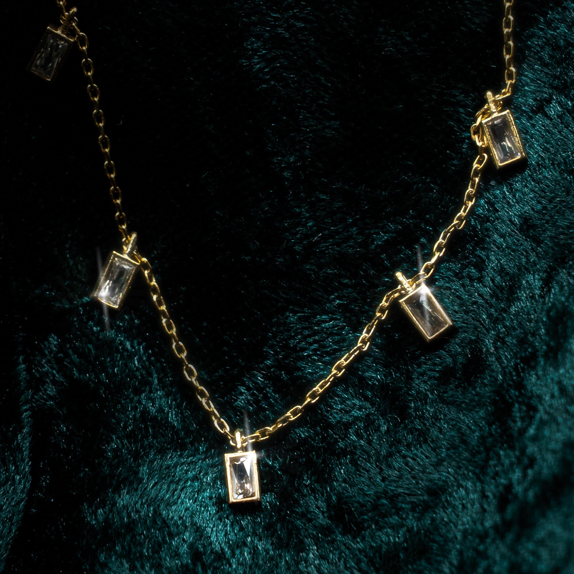 BAGUETTE CHARM KETTE