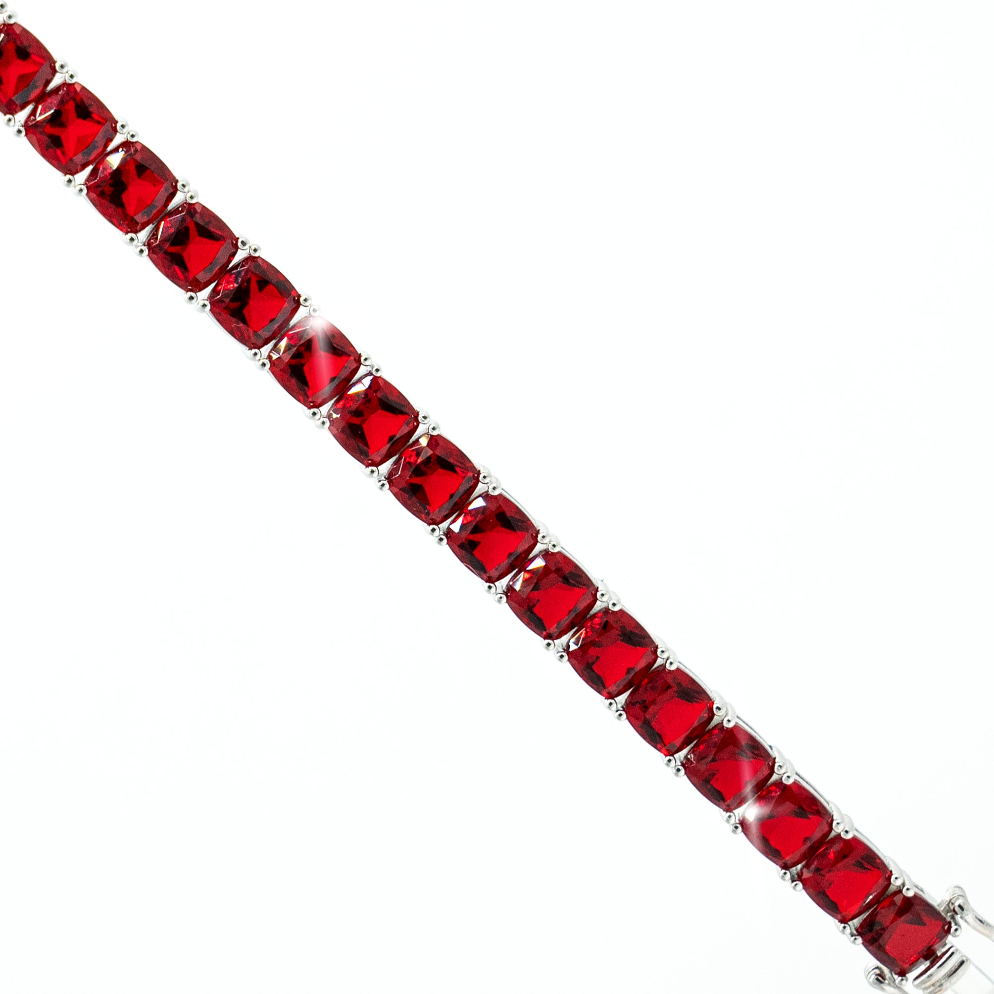 ROTES TENNIS ARMBAND MADE IN ITALY