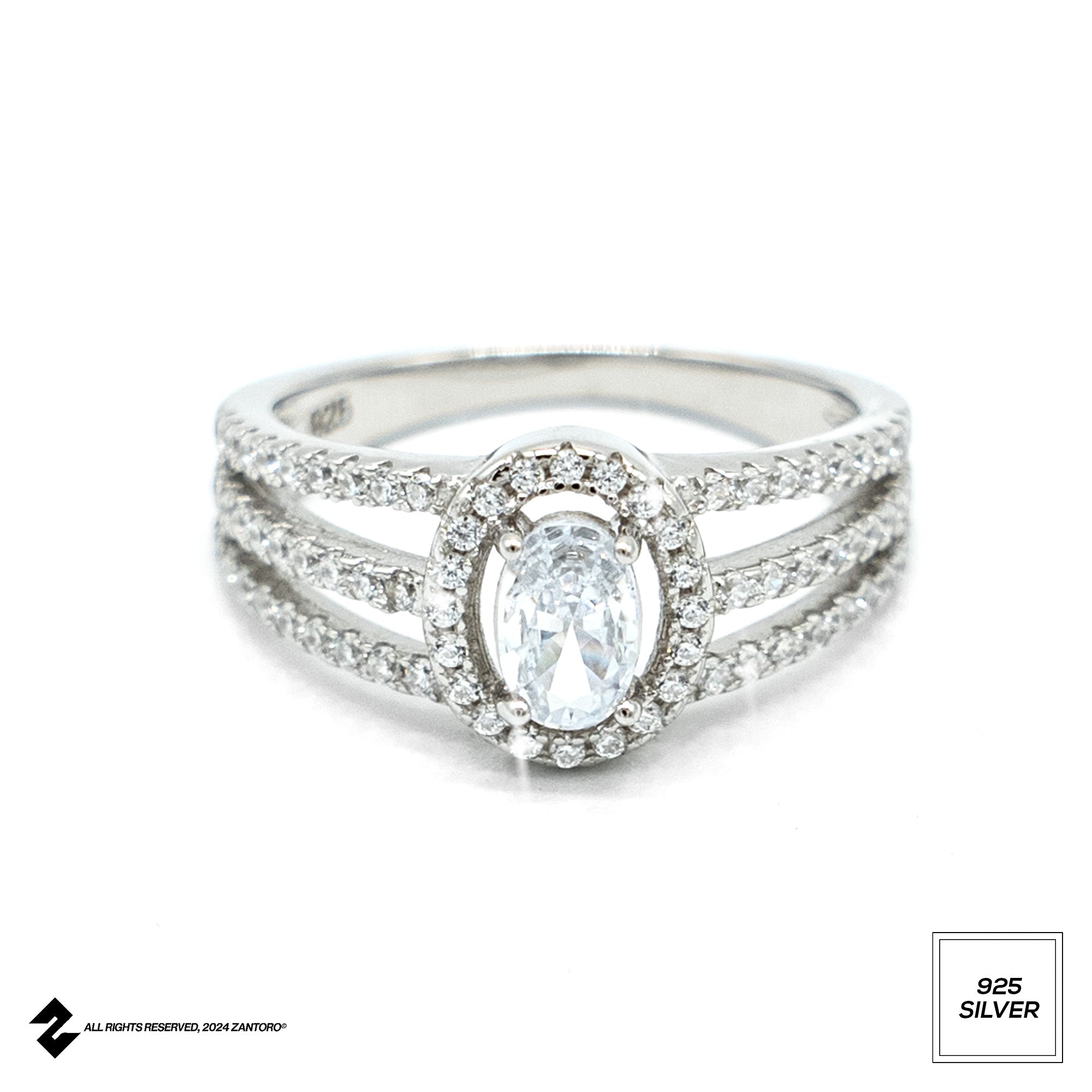 DIAMOND ICE OUT RING MADE IN ITALY