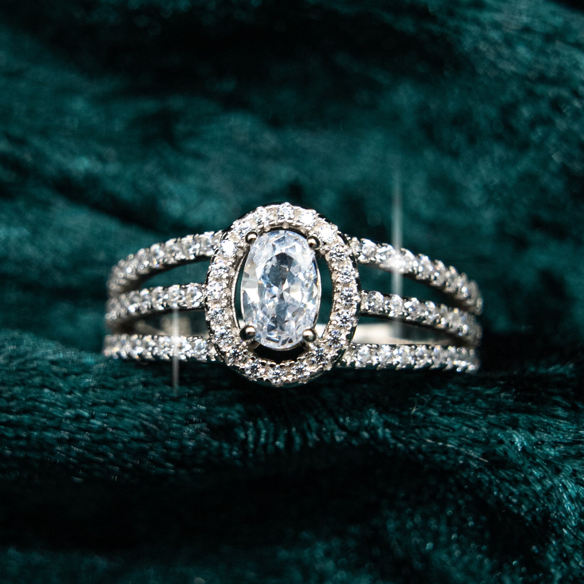DIAMOND ICE OUT RING MADE IN ITALY