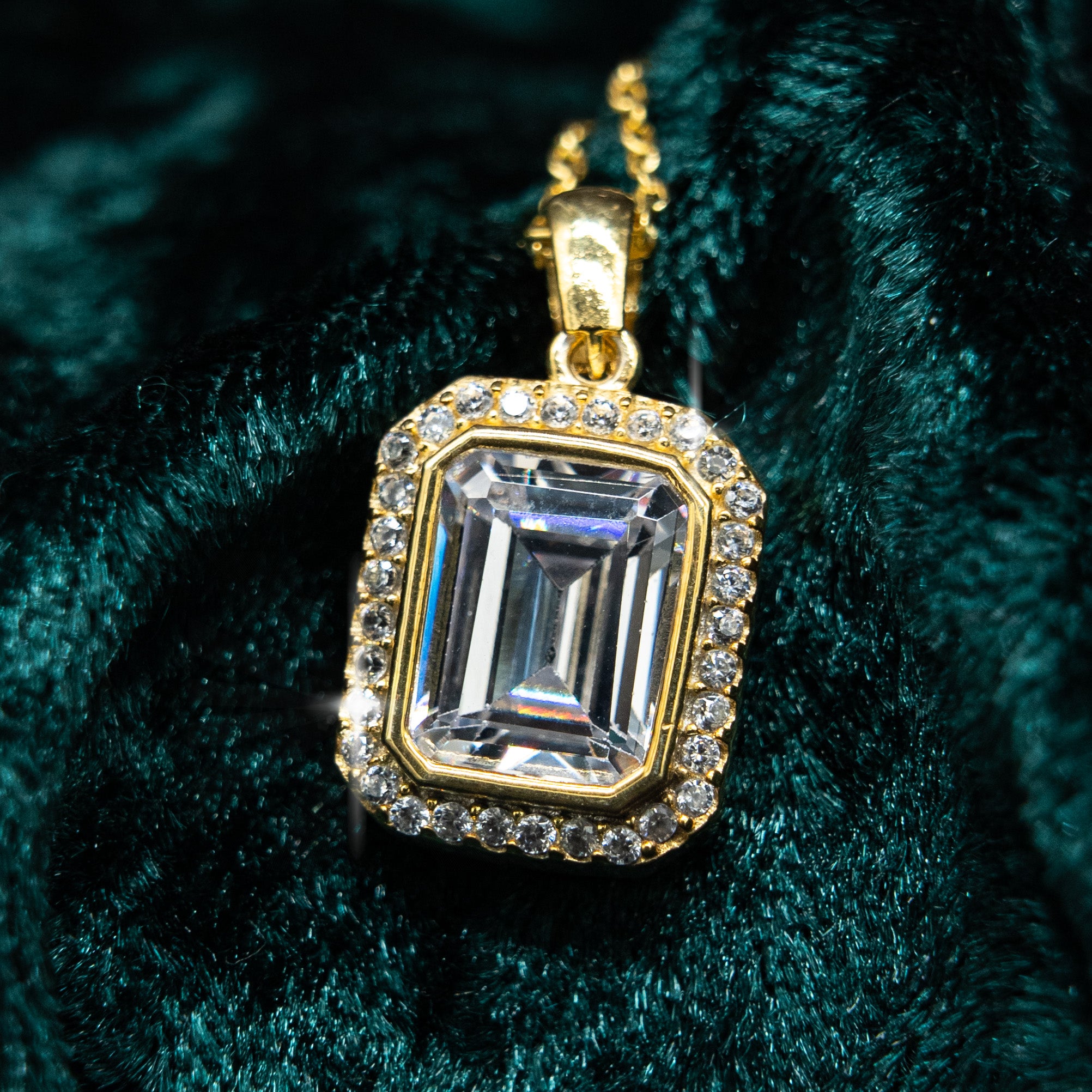 BAGUETTE ZIRKONIA KETTE 2