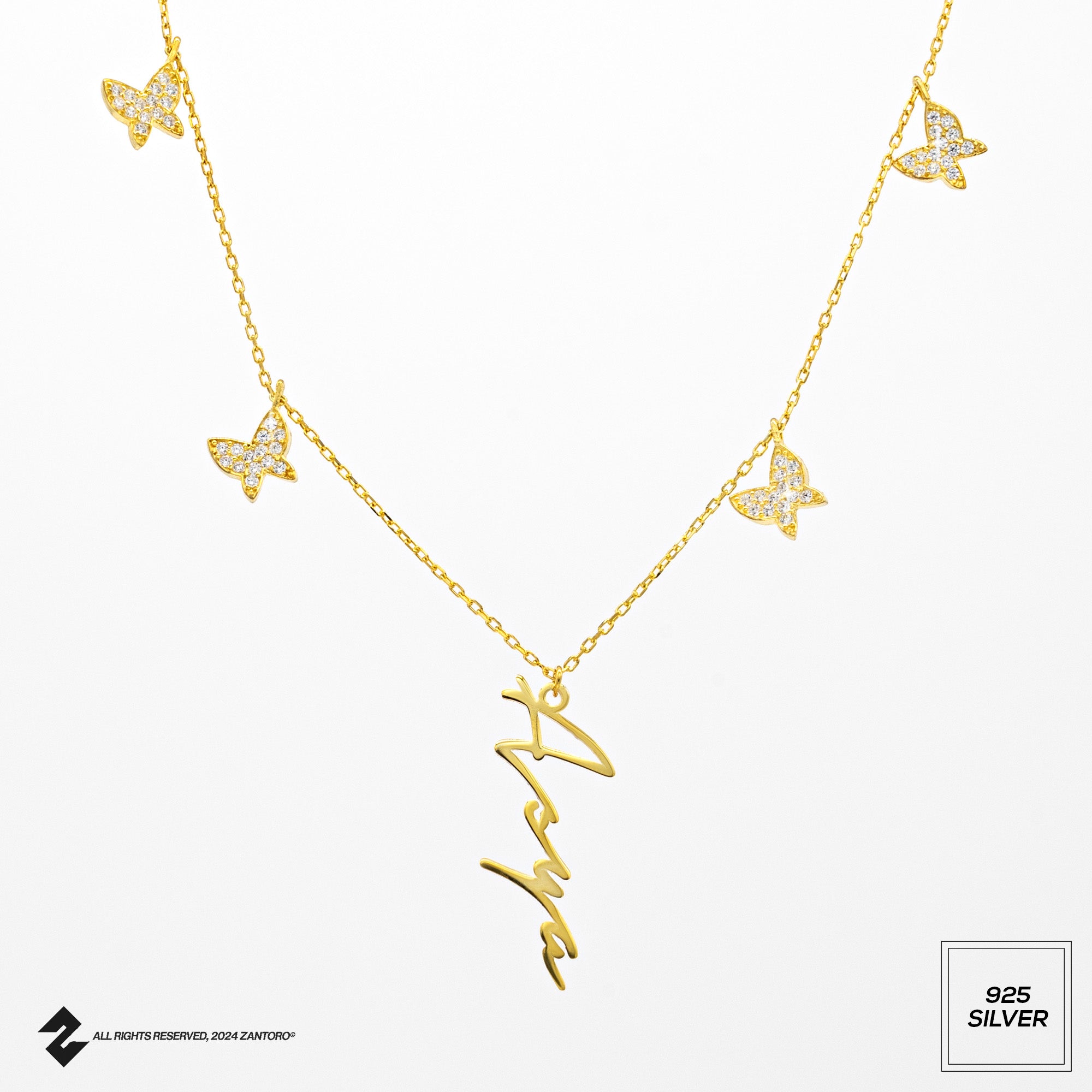 BUTTERFLY X SIGNATUR KETTE