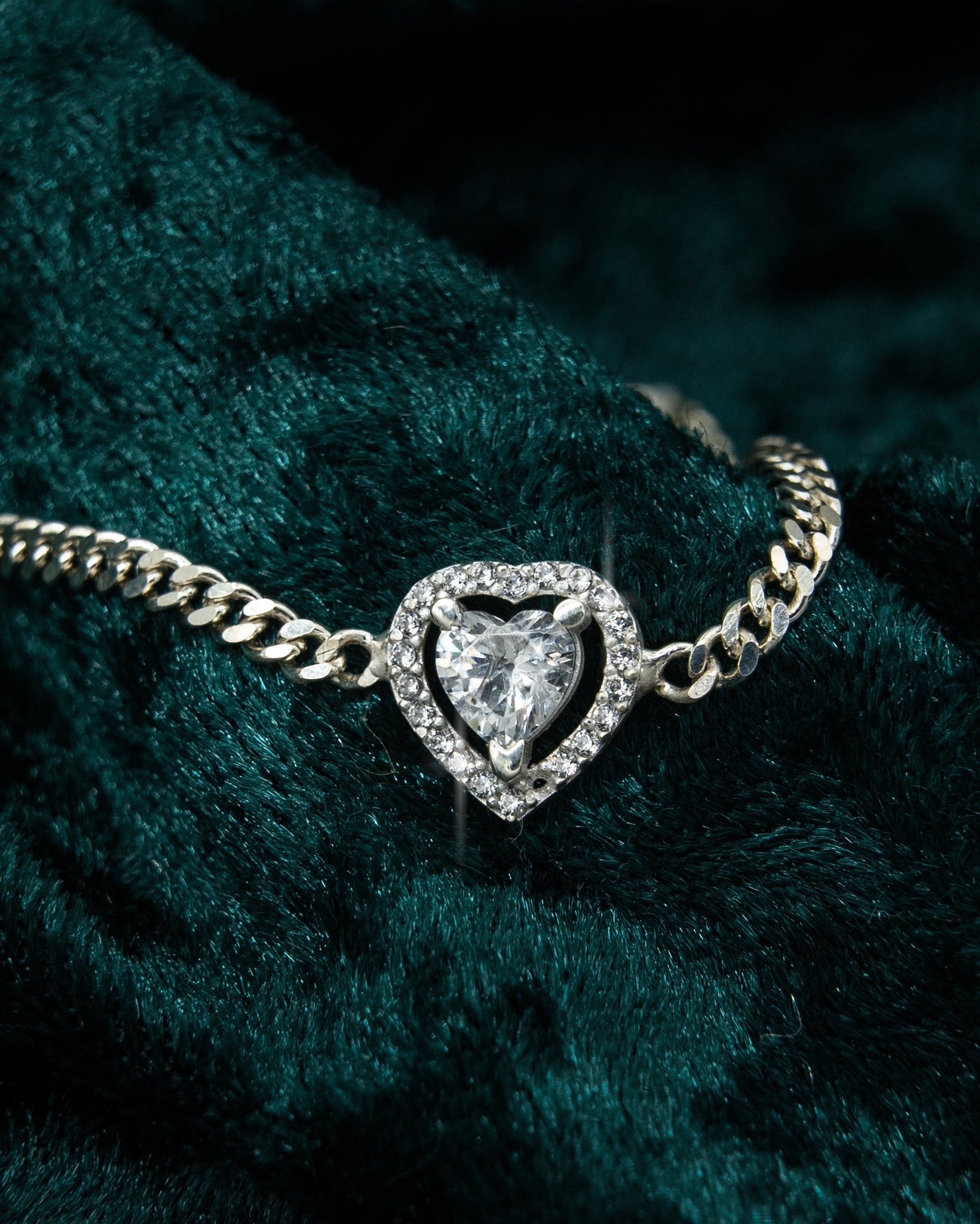 HEART ZIRKONIA ARMKETTE