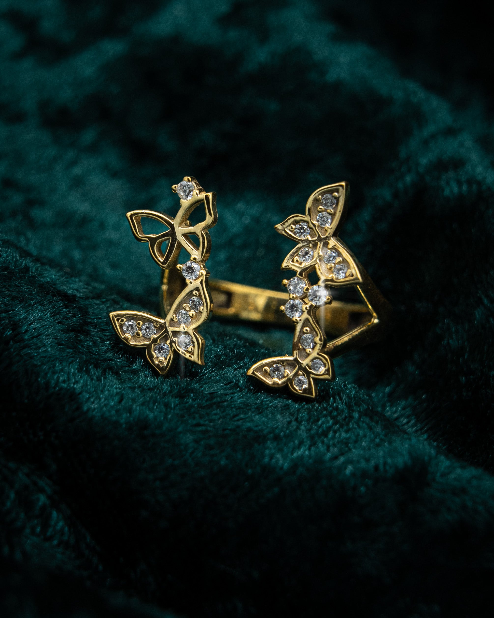 BUTTERFLY ZIRKONIA RING 2