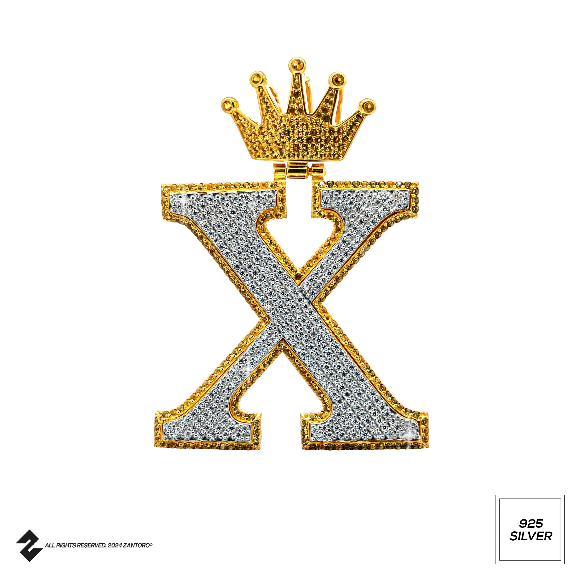 CUSTOM BUCHSTABE ANHÄNGER 4X4CM