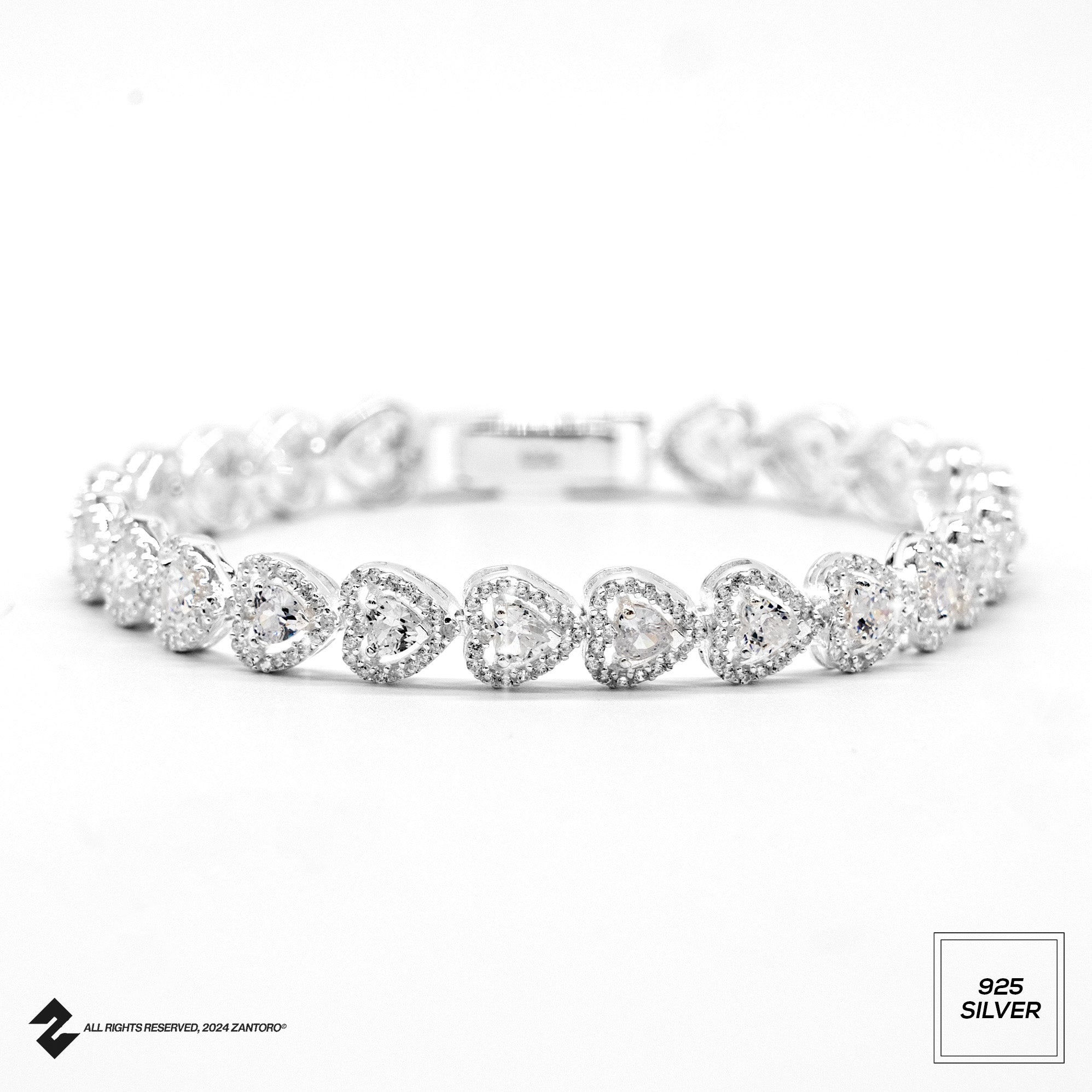 DIAMANTEN HERZ ARMBAND