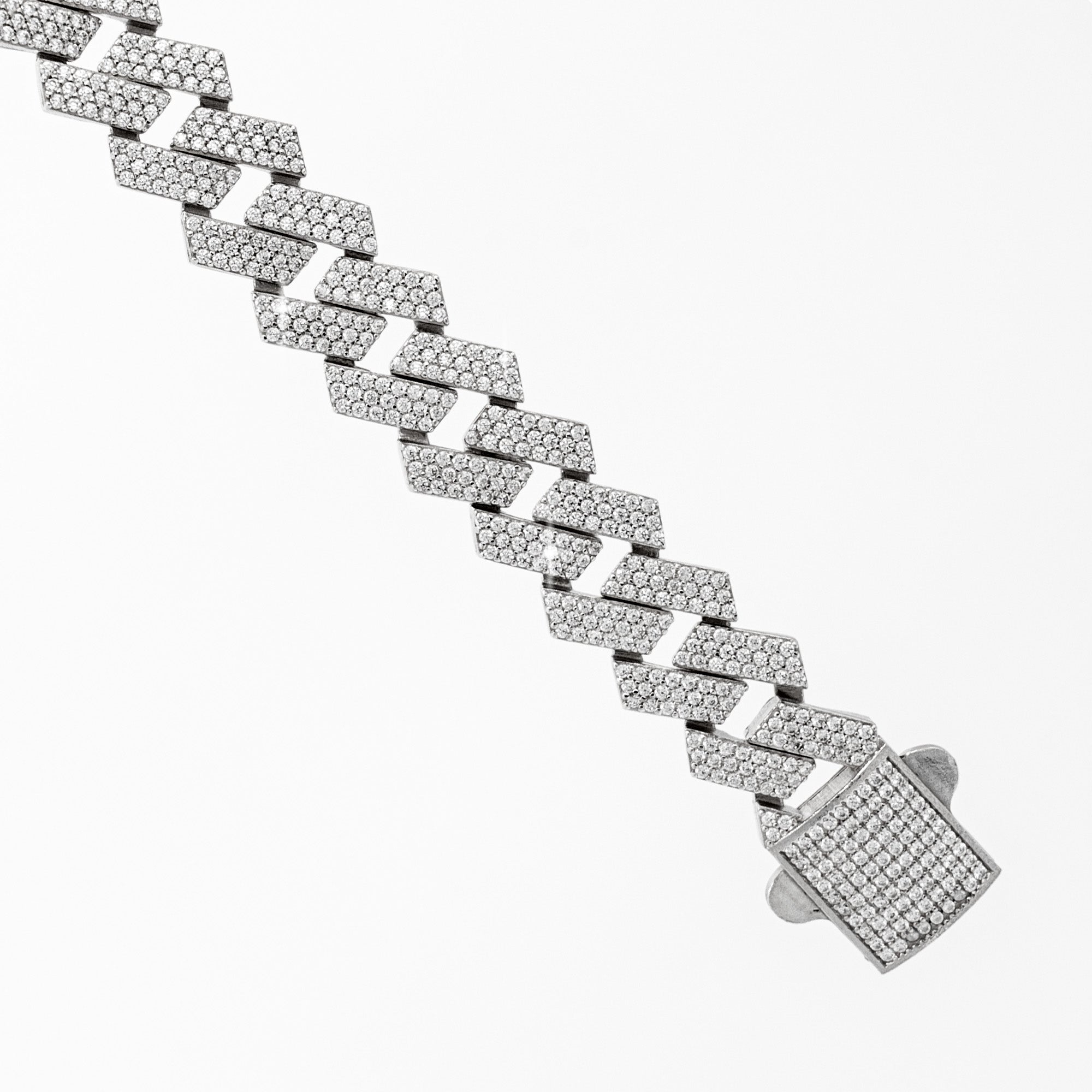 ZIGZAG CUBAN LINK ARMBAND