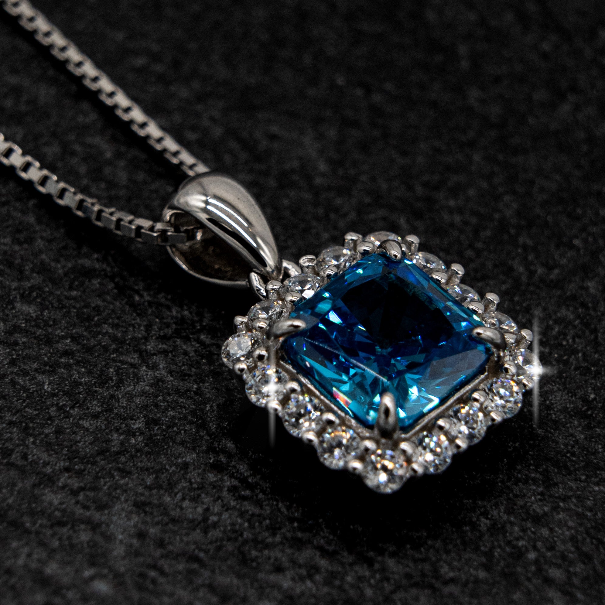 BLUE DIAMOND KETTE MADE IN ITALY