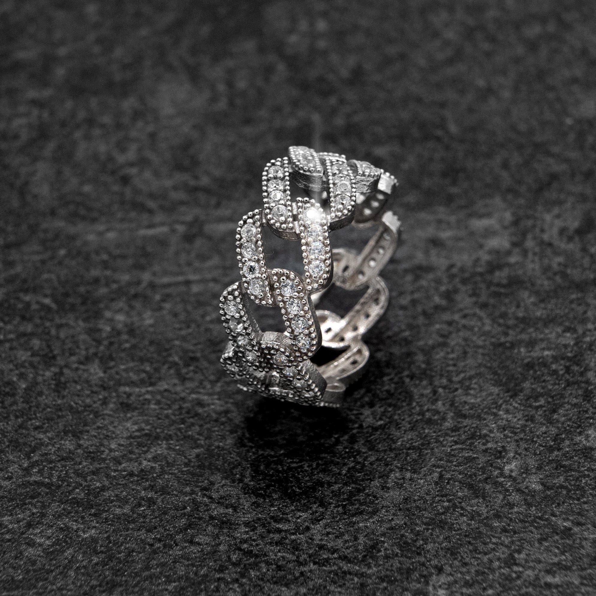 CUBAN ICE RING 8MM