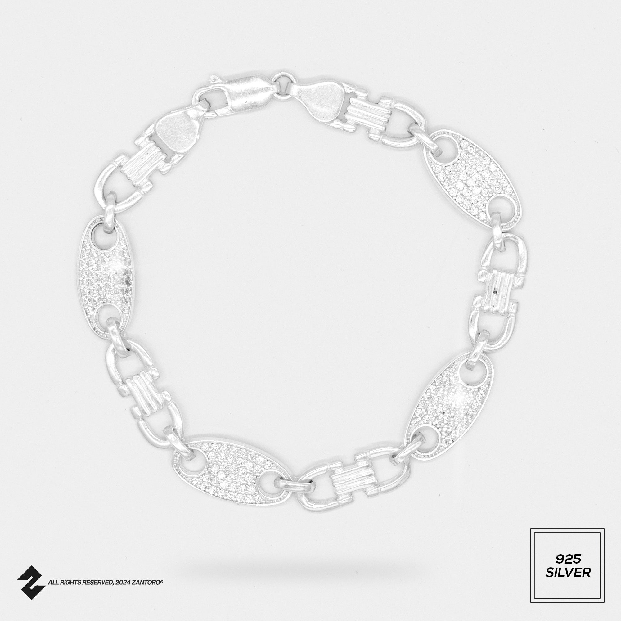 PLATTEN STEIGBÜGEL ARMBAND
