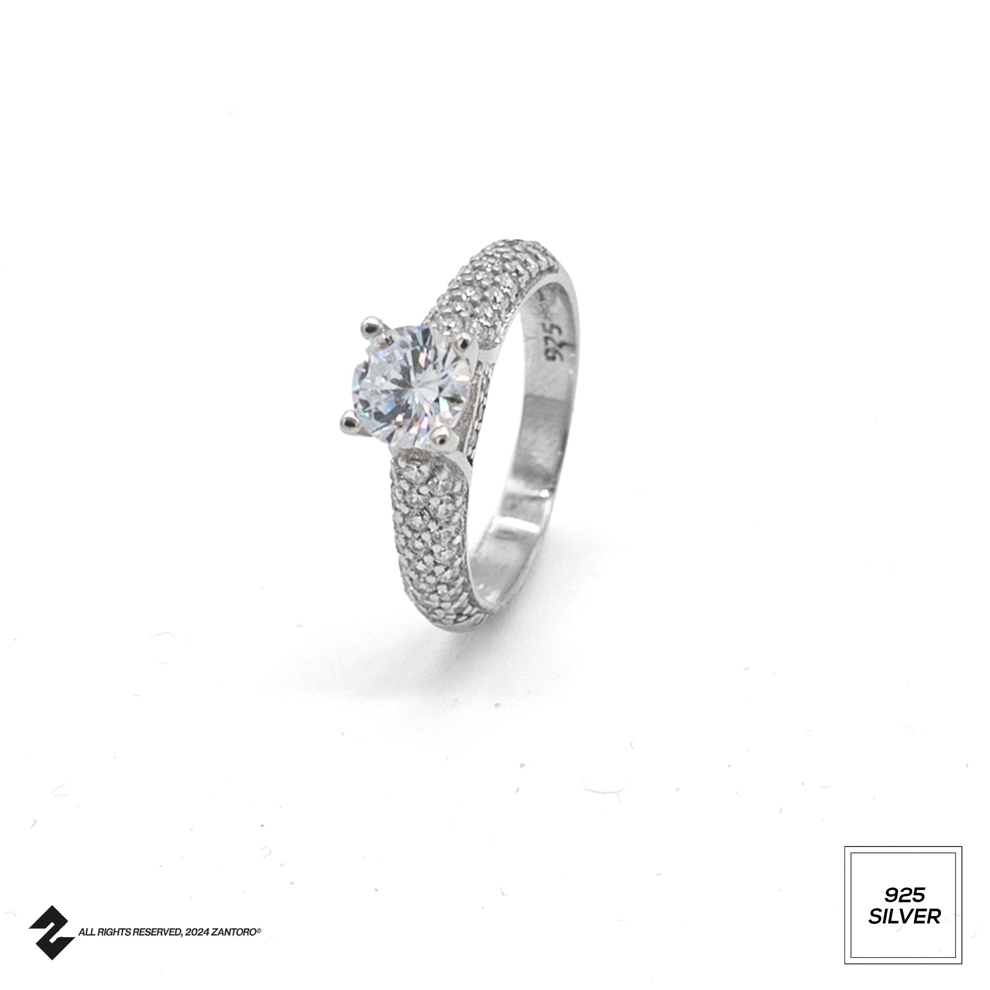 DIAMOND RING MADE IN ITALY
