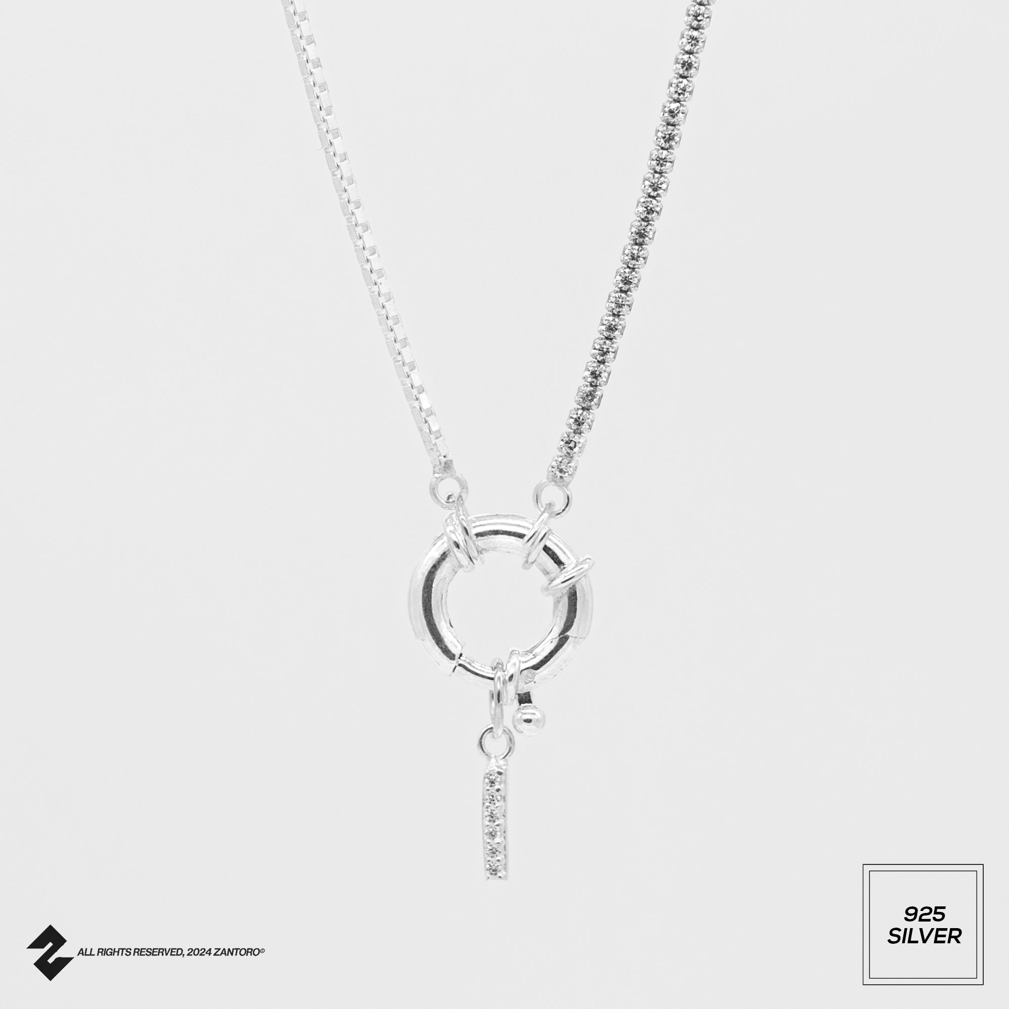 CHAIN DESIGN ICED BUCHSTABEN KETTE