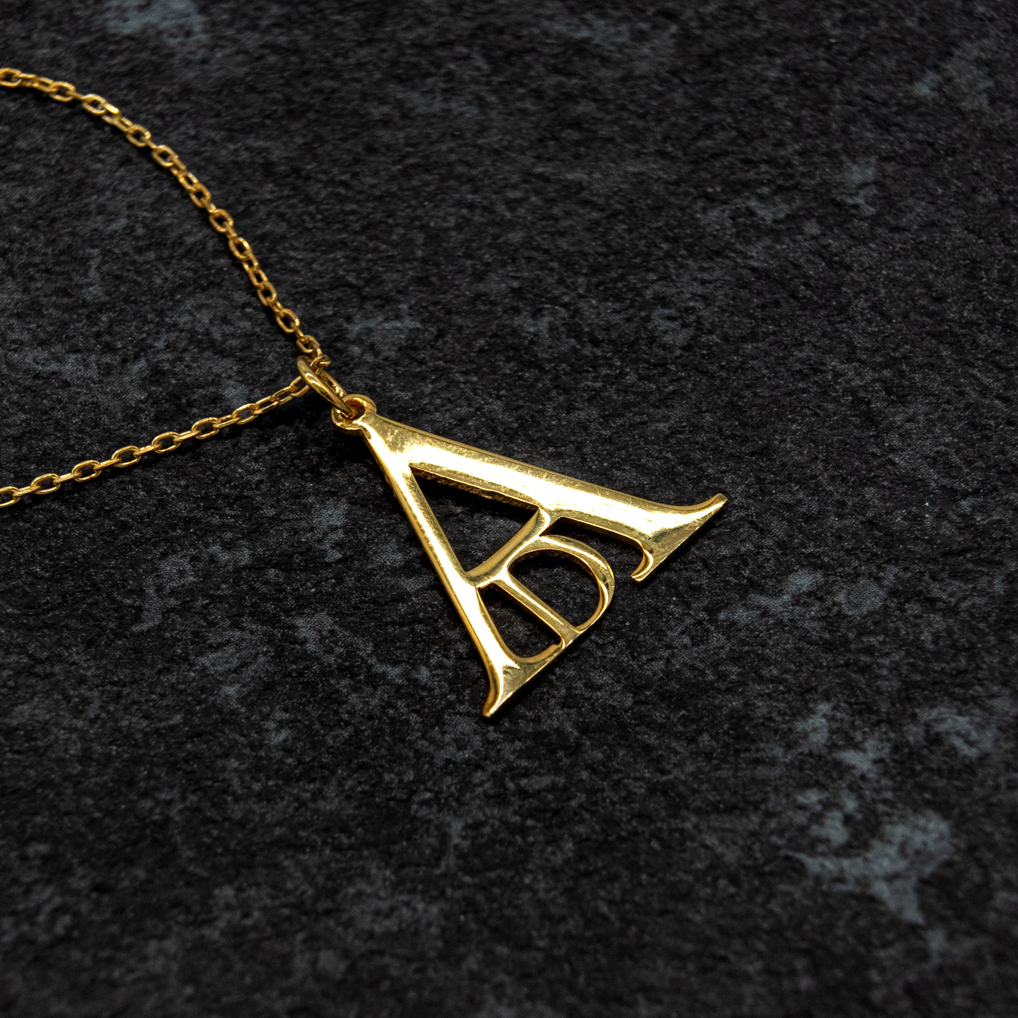 14K 2ER BUCHSTABEN KETTE