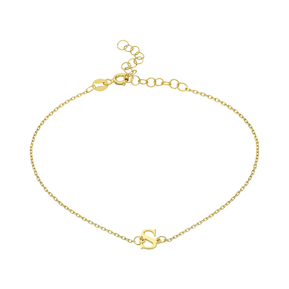 14K INITIAL ARMBAND