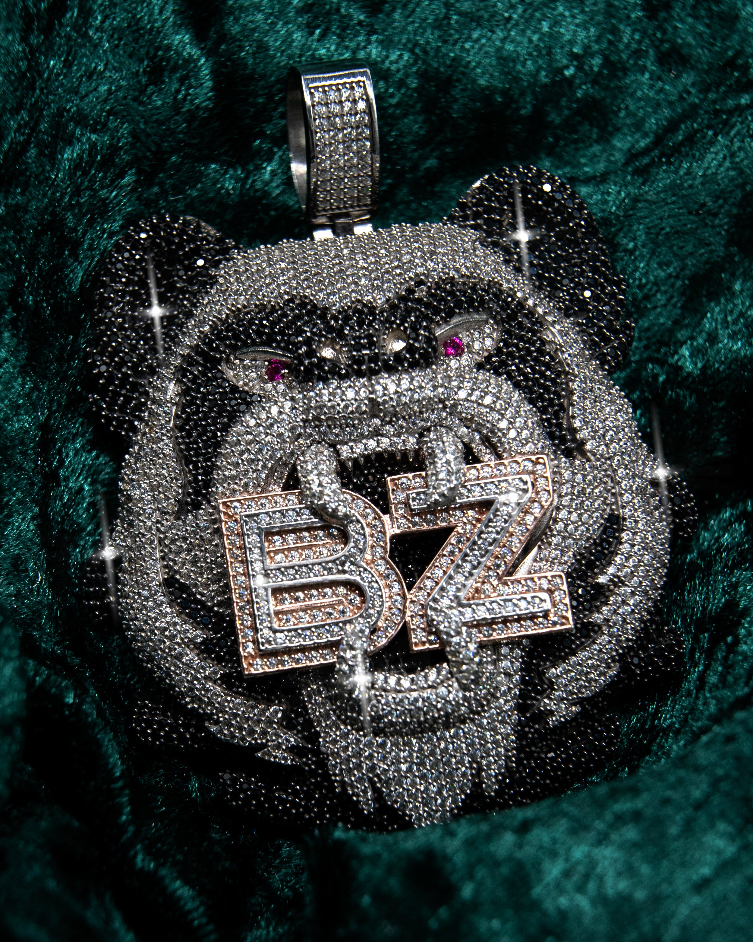 CUSTOM 5CM PANDA INITIAL ANHÄNGER