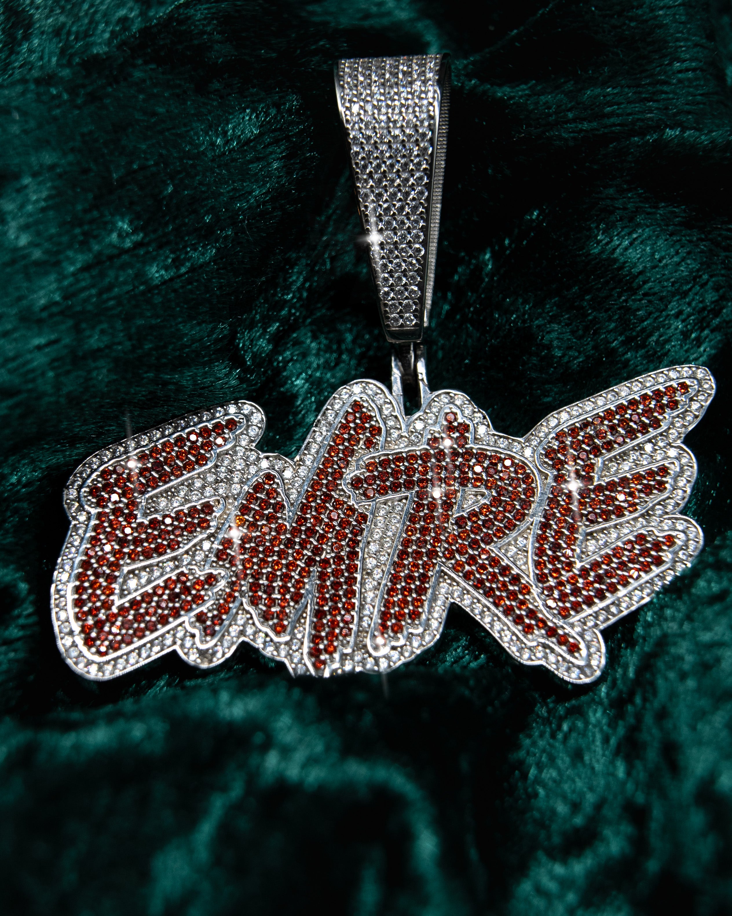 CUSTOM GRAFFITI NAME ANHÄNGER ICE OUT