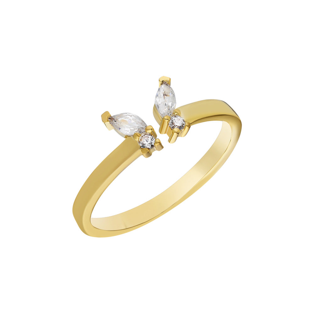 BUTTERFLY ZIRKONIA RING