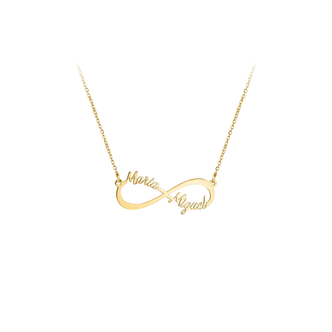 14K NAMENSKETTE INFINITY (bis 4 Namen)