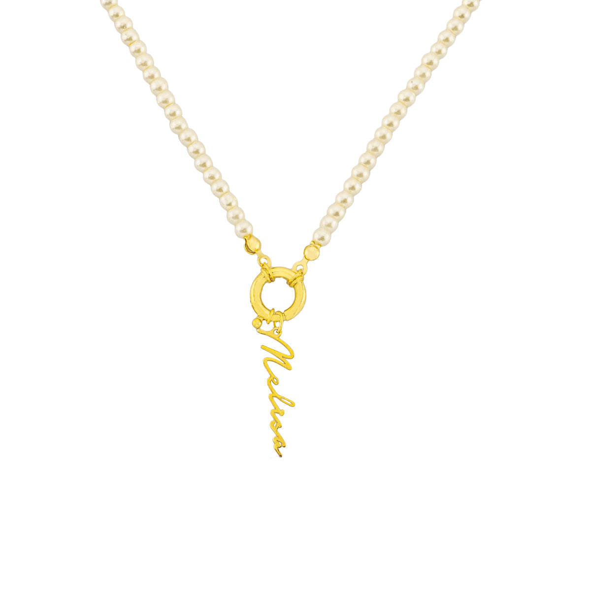 PEARL CHAIN SIGNATUR NAMENSKETTE
