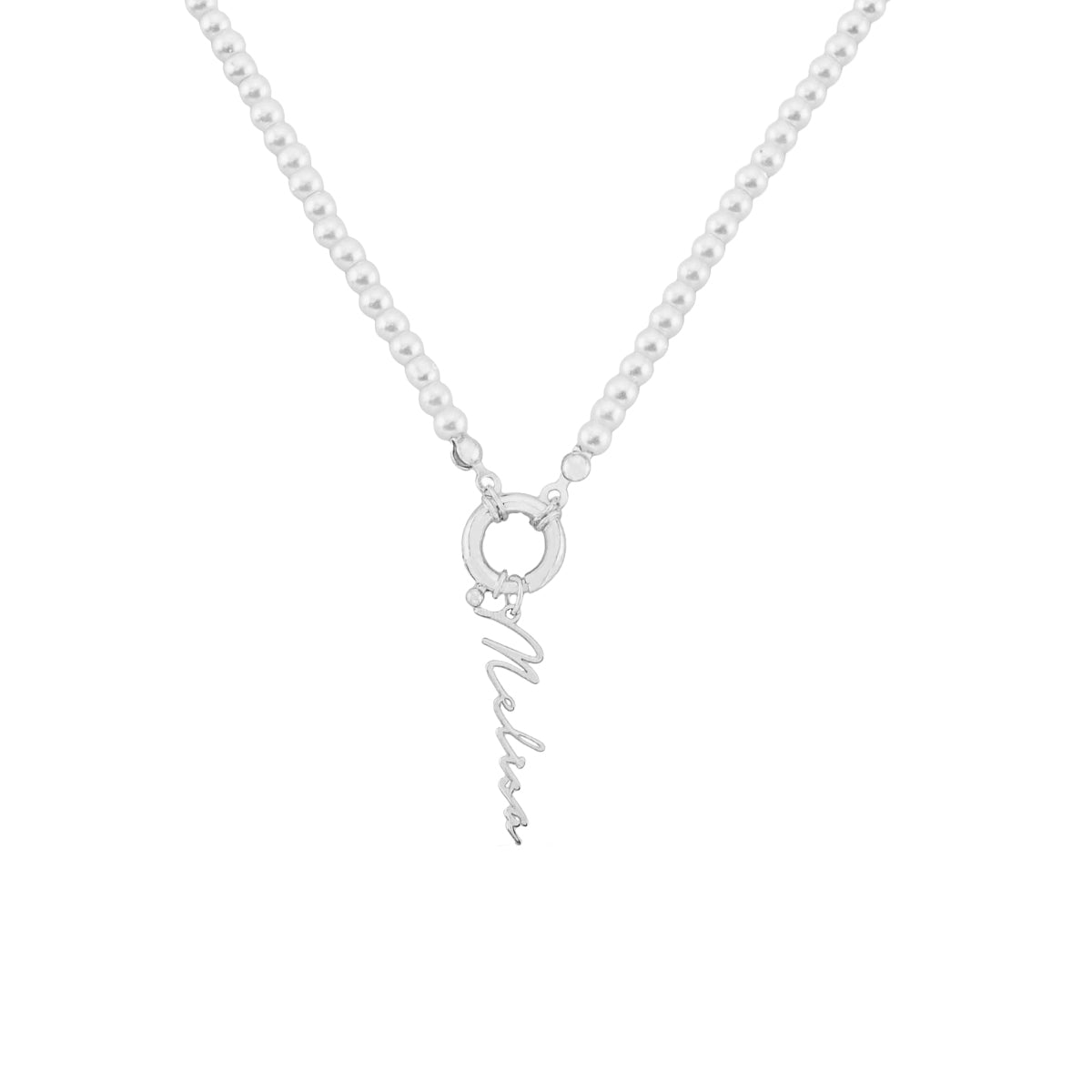 PEARL CHAIN SIGNATUR NAMENSKETTE