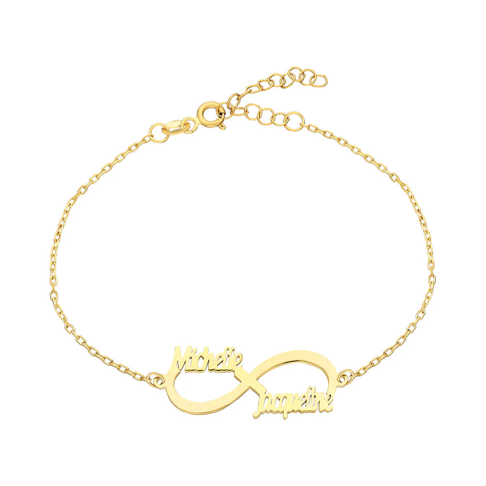 14K INFINITY NAMENSARMBAND