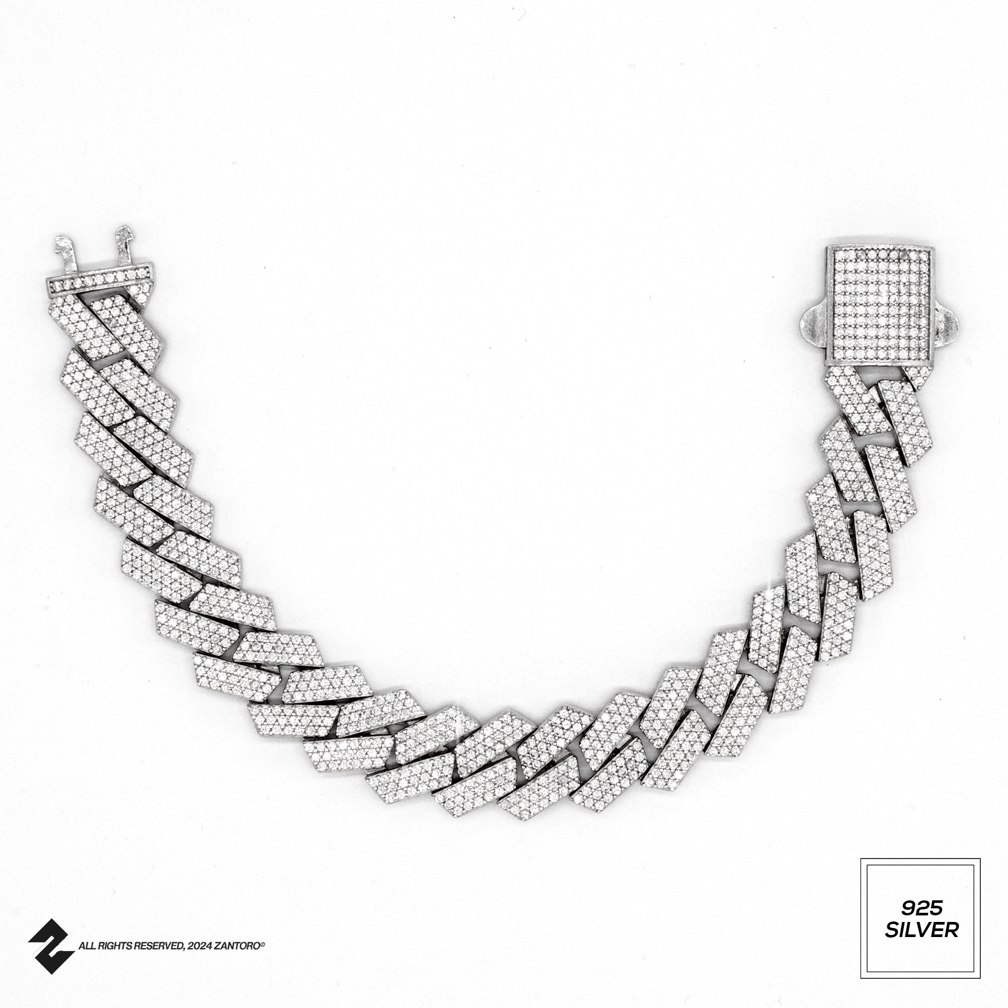 ZIGZAG CUBAN LINK ARMBAND