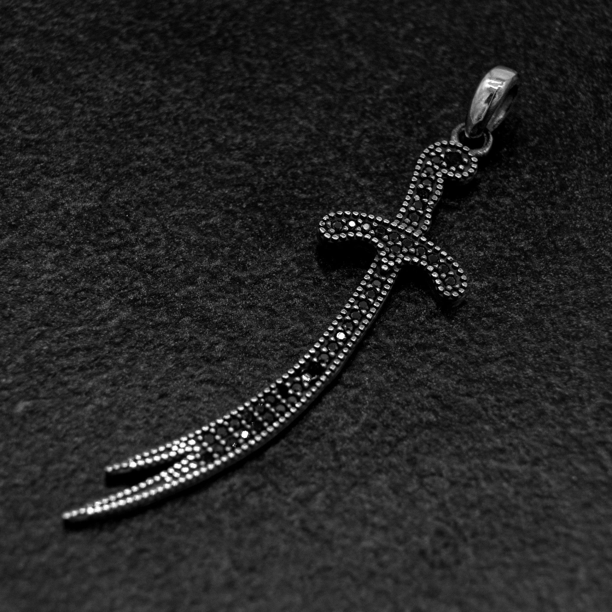 ZÜLFIKAR SCHWERT ICED OUT ANHÄNGER