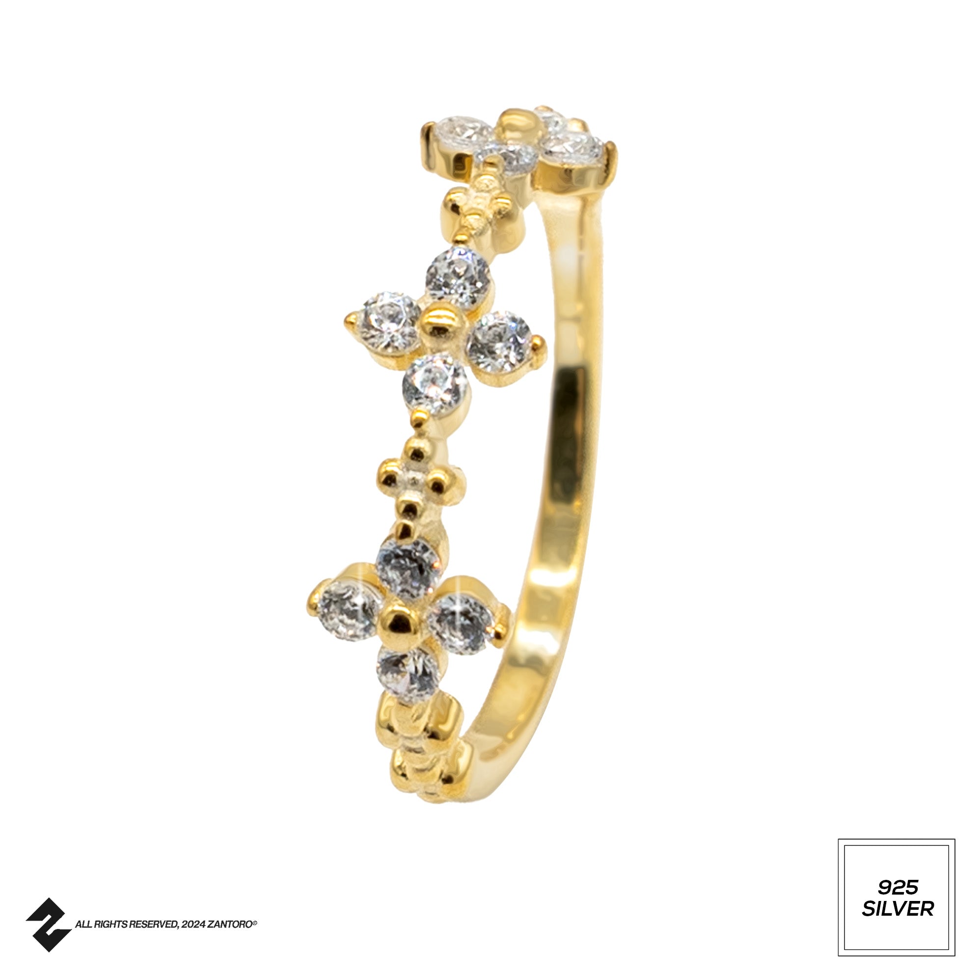 TRIO ZIRKONIA RING