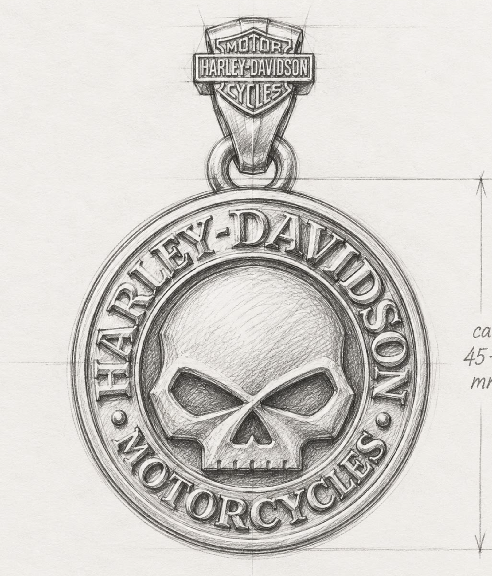Harley Davidson Custom Anhänger