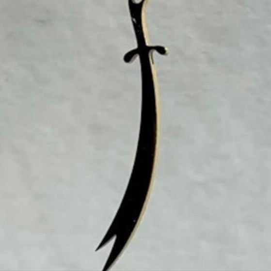 925 Silber Zülfikar Schwert Kette