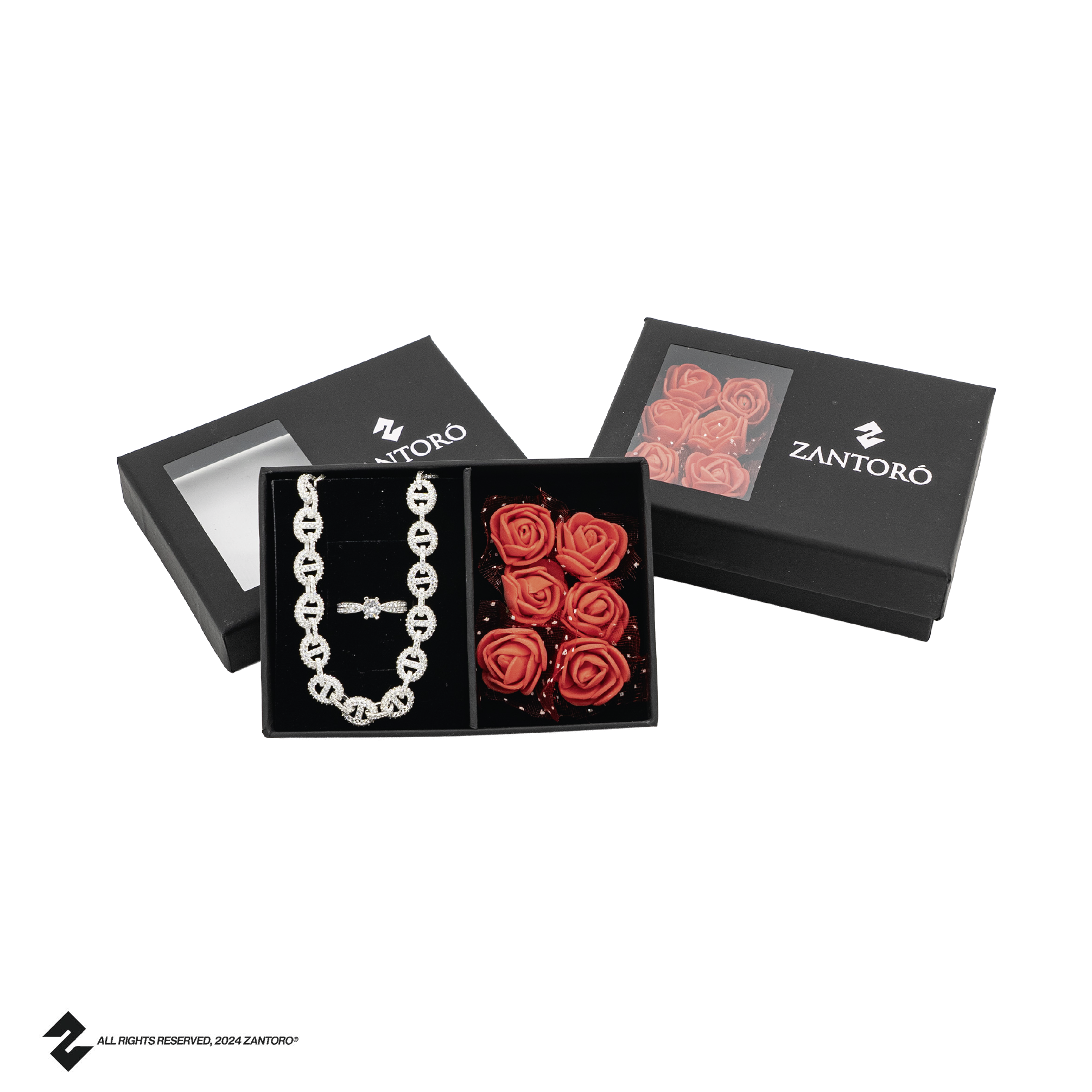 ROSEN GIFTBOX SCHWARZ