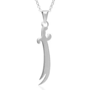 925 Silber Zülfikar Schwert Kette